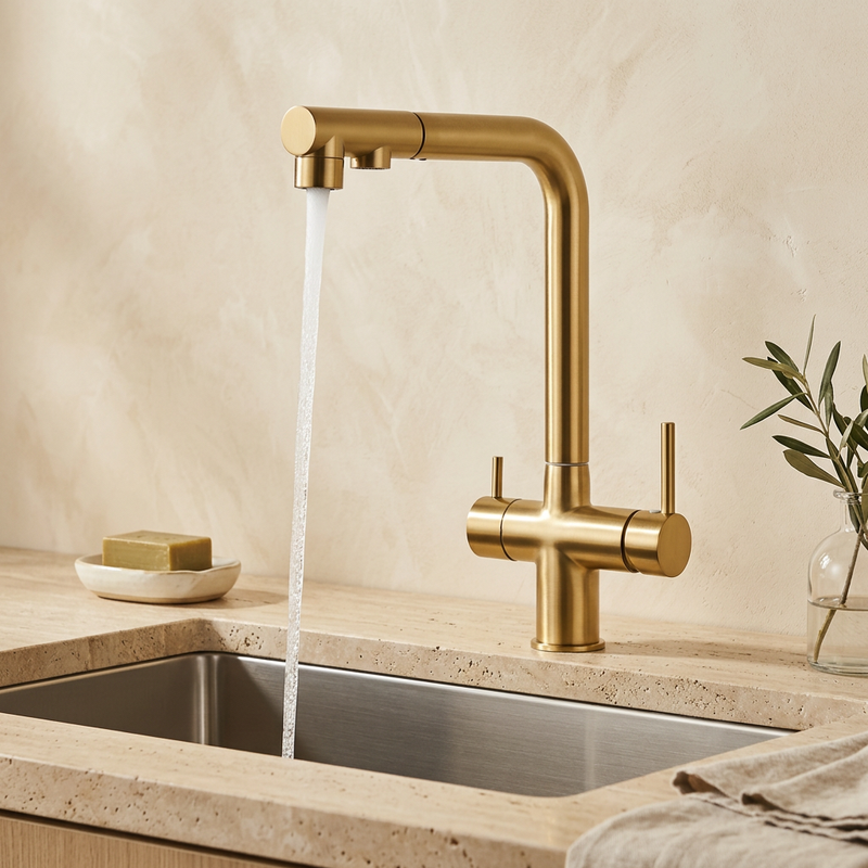 Robinet Cuisine Filtrant 3 Voies | Tête Extractible 360° — vue 2