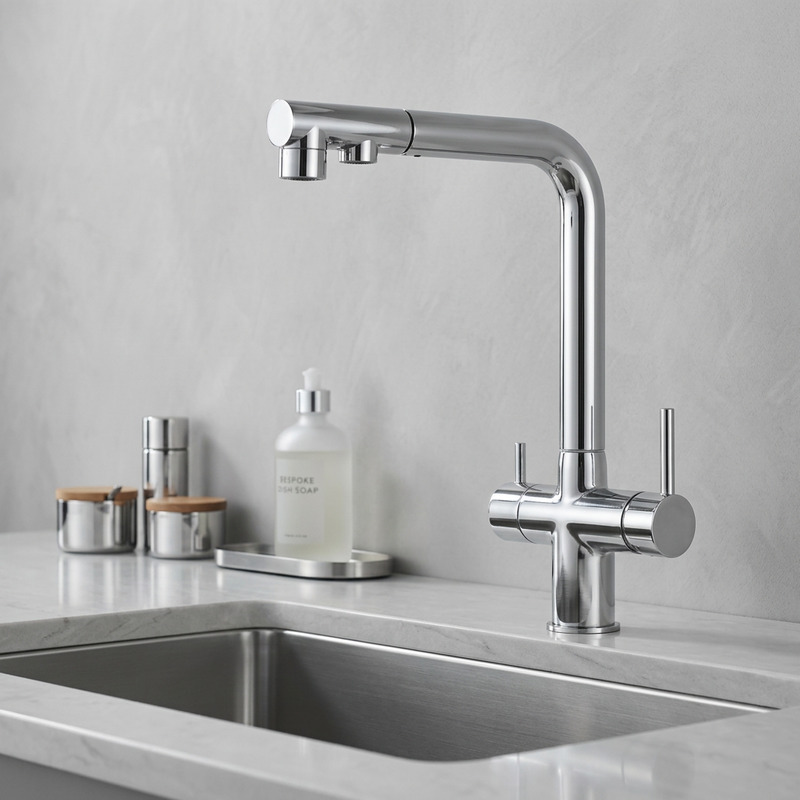 Robinet Cuisine Filtrant 3 Voies | Tête Extractible 360° — vue 4