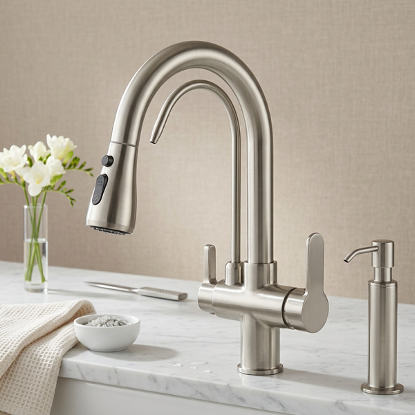 Robinet Cuisine Filtrant 3 Voies | Eau Pure — 7 Finitions — vue 2